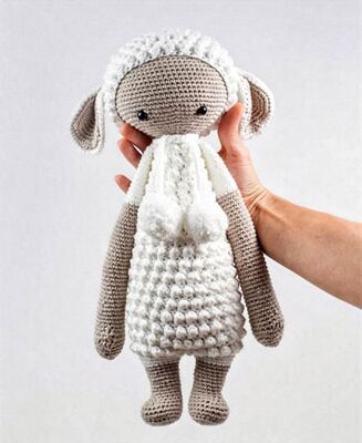 comprar 35cm brinquedo de crochê feito à mão, algodão fio crianças presente com impressão / bordado, baixo MOQ Fabricação em linha