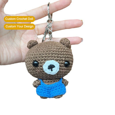 comprar Atacado crochets feitos à mão de peluche brinquedo animal personagem de anime figura boneca crochet chaveiro para carro decoração de casa Fabricação em linha