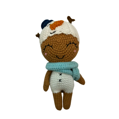 comprar Boneca de crochê de moda Amigurumi Coleção Mini brinquedo de pelúcia feito à mão Repleto de Peg Baiana Boneca para meninas Fabricação em linha