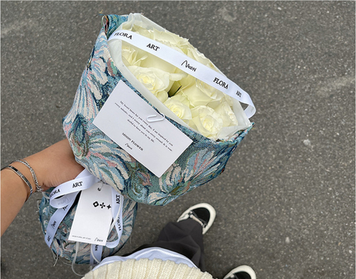 Bom preço. Eco 70gsm amigável floresce pelo menos o papel de envolvimento on-line