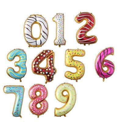 Bom preço. Festa de aniversário 32 polegadas folha número balões on-line