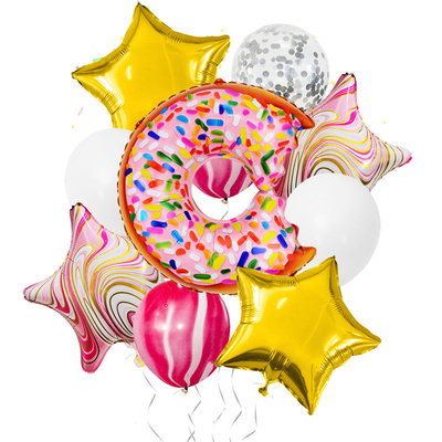 Bom preço. Balões da folha de alumínio do Pentagram da filhós dos desenhos animados para a decoração da festa de anos on-line