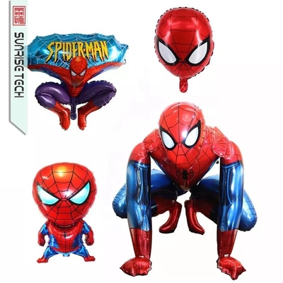 Bom preço. Balão inflável da folha do brinquedo do hélio do homem-aranha dos desenhos animados on-line