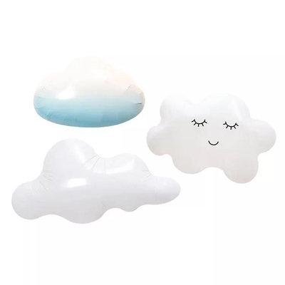 Bom preço. Balão inflável branco bonito do hélio da folha da nuvem da promoção por atacado dos brinquedos das crianças para fontes do partido on-line