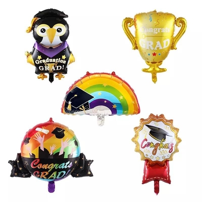 Bom preço. O estudante proeminente Woodpecker Medal Rainbow do troféu da graduação deu forma ao balão da folha on-line