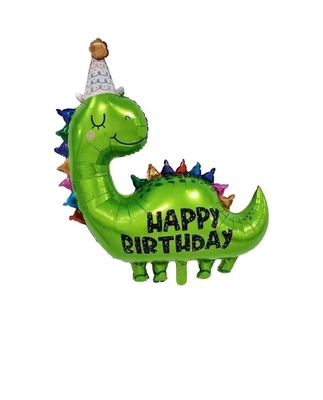 Bom preço. Círculo animal Dino Foil Balloon For Kid Toy Party dos grandes desenhos animados infláveis do balão da folha do dinossauro on-line