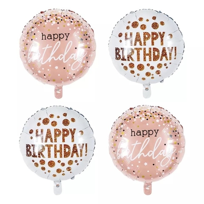 Bom preço. Coisas do partido de Wholesal um feliz aniversario de 18 polegadas em volta dos balões de flutuação de Mylar dos balões do partido da folha para o aniversário on-line