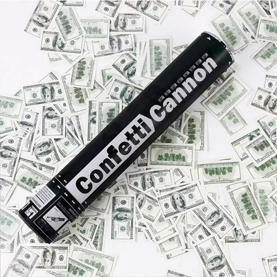 Bom preço. Papel-moeda biodegradável para festa em formato de dólar, canhão de confete on-line