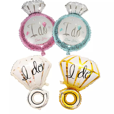 Bom preço. Diamond Ring Shape MIM PARA FAZER os balões de alumínio da folha do filme para o banquete de casamento on-line