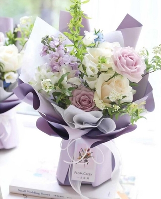 Bom preço Florista colorido Wrapping Paper - tamanhos personalizados 58*58cm disponíveis on-line