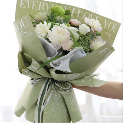 Bom preço Envoltório do ramalhete do papel de Translucent Waterproof Wrapping do florista para a flor on-line