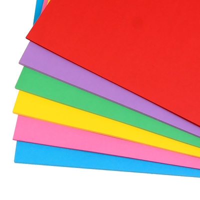 Bom preço Pacote de folhas de papel colorido fosco tamanho A5 com 100 folhas on-line
