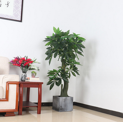 Bom preço. Decoração interna do Office Home da árvore falsificada em pasta artificial do dinheiro da árvore das plantas on-line