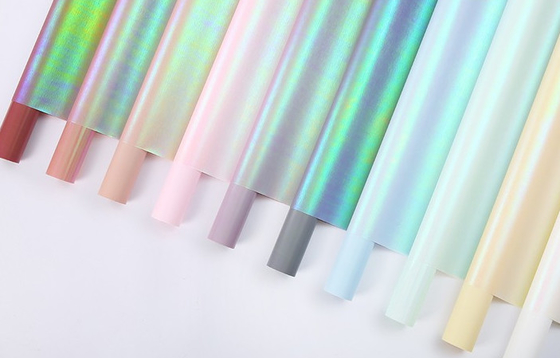 Bom preço Papel de embalagem para buquês de flores iridescentes 100% à prova d'água on-line