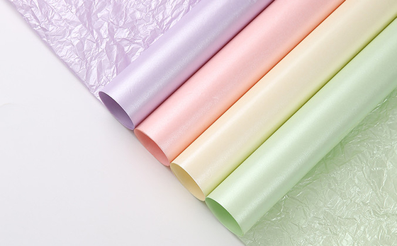 Bom preço Papel de envolvimento de flores de luxo Papel de envolvimento de flores coreano on-line