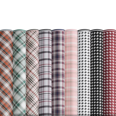 Bom preço Papel de embrulho de flores de estilo britânico de tweed 110 g de papel puro on-line