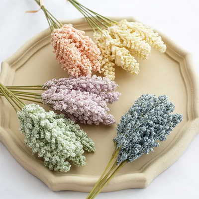 Bom preço. Casa Decoração espuma Berry Spike Mini Falsa Flor de baunilha Falsos Flowers Baby Breath on-line
