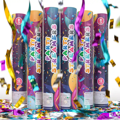 Bom preço. Novos desenhos de papel de fábrica de correntes Confetti festa Popper Confetti Canhão on-line