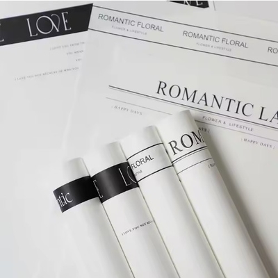 Bom preço. Papel de embrulho de presente espesso branco impermeável Florista Bouquet Papel de embrulho de papel de embrulho coreano on-line