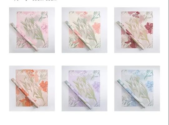 Bom preço. 50CMX58CM Papel de embrulho impresso Embalagem personalizável para buquês de flores de papel de arte on-line