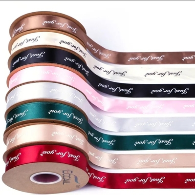 Bom preço. 3mm-100mm Custom Satin Ribbon Gift Wrap Colorido Rainbow Grosgrain Flor de embrulho de fita on-line