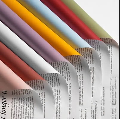 Bom preço. Papel de embrulho de flores biossídeo personalizado para buquês de florista DIY on-line