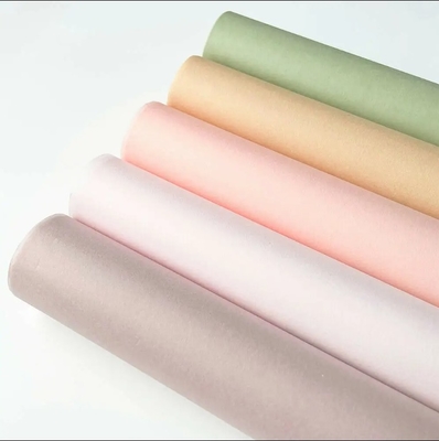 Bom preço. Biocolor Papel de embrulho de florista reciclável de dois lados para cores personalizadas de flores frescas on-line