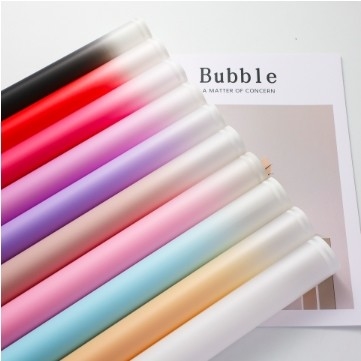 Bom preço. Gradiente de lizirano Milão papel floral papel chupa-chupa papel de embrulho papel mate loja de flores papel de embrulho de flores por atacado on-line