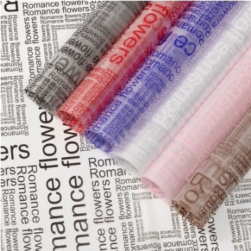 Bom preço. Inglês Coreano papel simples papel mate material de embalagem de flores material de embalagem à prova d'água papel de flores buquê de embalagem materiais de papel por atacado on-line