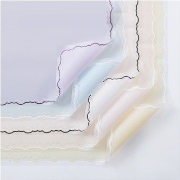 Bom preço. Papel de embrulho de flores de lenço pequeno para buquês de morangos de várias cores on-line