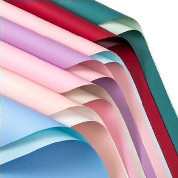 Bom preço. Papel de embrulho de flores Material de embrulho de presente de duas cores para loja de flores e arte por Ou Ya Paper on-line