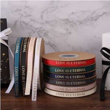 Bom preço. 1cm Alta Tenacidade Estampagem Quente Faixa Espiral Flor Embalagem Faixa com cor personalizada on-line