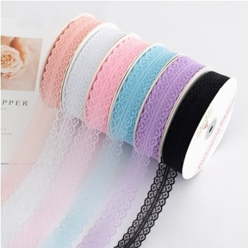 Bom preço. Cor personalizada Faixa de renda de 3 cm para vestido de casamento Acessórios Bouquet de flores e embalagem de panificação on-line