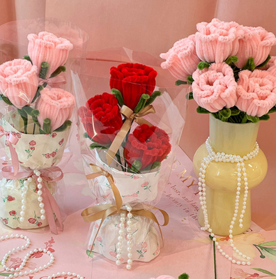 Bom preço Niu Niu Bang limpador de tubos Rose Bouquet Beleza artesanal para a sua casa on-line