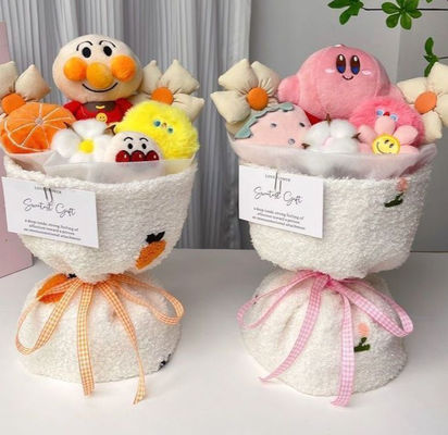 Bom preço. Variedade de bonecas Adorável brinquedo de flores de pelúcia Bouquet de presente em cores chamativas on-line