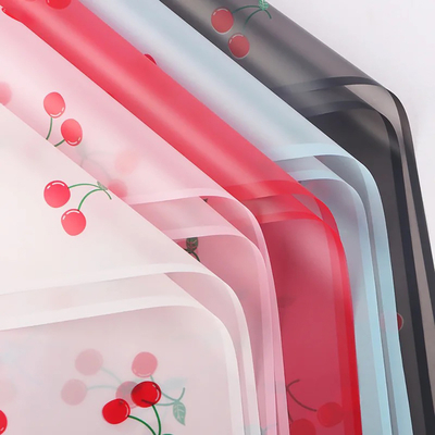 Bom preço. Cor personalizada Lizhiran Cherry Blossom Matte Papel de embrulho de flores à prova d'água 60*30*3cm Tamanho de embalagem para arranjo de flores on-line