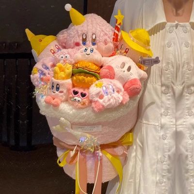 Bom preço. Dia dos Namorados Aniversários Bouquet de Flores Plush Set de Presente 20x35cm Luxo Cartão Animado Presente para Namorada on-line