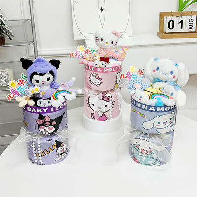 Bom preço. 1o de junho Boquete de boneca de pelúcia presente para namorada e melhor amiga lindo presente de aniversário para o festival Qixi produto acabado graduação atacado da loja de flores on-line