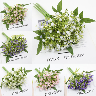 Bom preço. Bouquet de respiração artificial de bebê em branco perfeito para casamentos e eventos on-line
