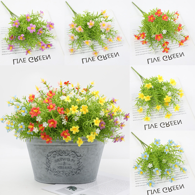 Bom preço. Bouquet de flores artificiais de 20x35cm Bela Casa Hotel Casamento e Decoração de Mesa com Flores e Plantas Falsas de múltiplas cores on-line