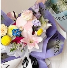 Bom preço. Atmosfera Impressionista Papel de embrulho de flores on-line