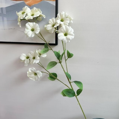 Bom preço. Flores artificiais para um cenário de café de casamento com flores de maçãs de caranguejo simuladas on-line