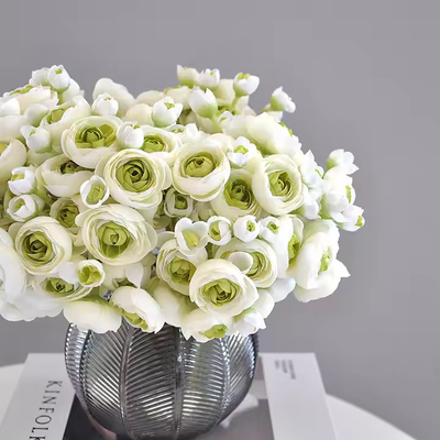 Bom preço. 6 Cabeças Bouquets de Peônia Flores artificiais Flores de seda de peônia falsas para decoração de casa de casamento on-line