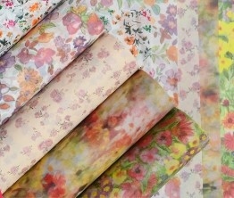 Bom preço. Papel de embalagem de flores on-line