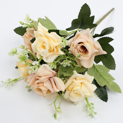 Bom preço. Artigos de decoração de casa de rosas artificiais, adereços para fotografias de casamento, flores artificiais on-line