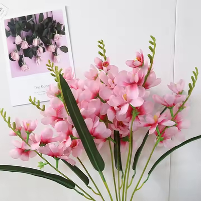 Bom preço. Flores de neve perfumadas de alta qualidade Bouquets artificiais Mesa de casamento Hotel Decoração de casa Ornamento de flores para fotografia on-line