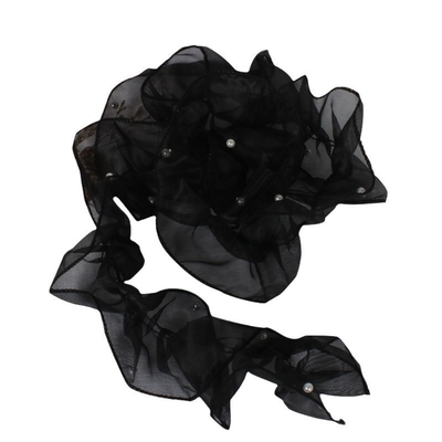 Bom preço. 12cm organza de pérola borda de volante plissada borda de espelho fita de malha flor rosa flor acessório de vestuário boca on-line