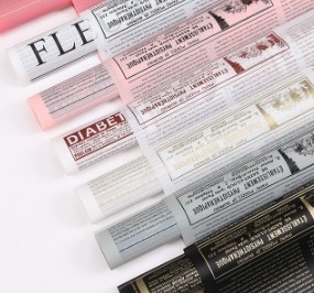 Bom preço. Papel de embrulho de flores à prova d'água de estilo europeu inglês on-line