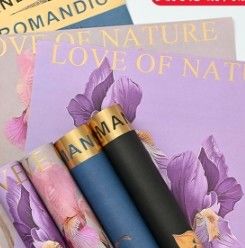 Bom preço. Estampagem a quente Fauvismo Papel de flores Papel de embalagem de flores on-line