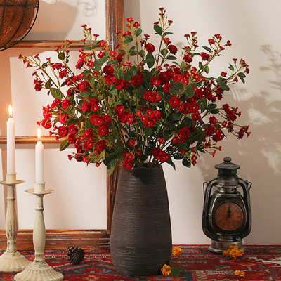 Bom preço. Simulado Flor de Rosa Fronteira Transversal Multicapa Simulado Flor Artificial Bouquet Decoração de Casamento Portátil Falsos Ornamento Floral on-line